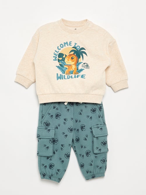Conjunto 'Jurassic World' de 2 piezas - Sudadera + pantalón - Kiabi