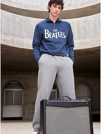 Conjunto largo hombre The Beatles felpa con tacto suave interior
