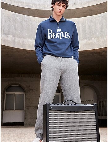 Conjunto largo hombre The Beatles felpa con tacto suave interior