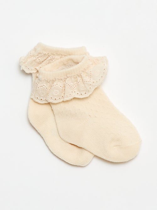 Conjunto Legging fantasía + calcetín de encaje - Kiabi