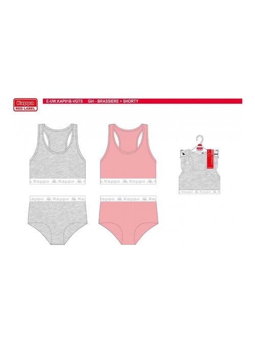 Conjunto Lencería Niña KAPPA - Pack de 2 - Kiabi