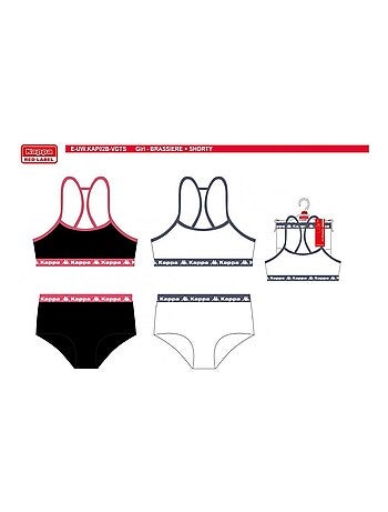 Conjunto Lencería Niña KAPPA - Pack de 2
