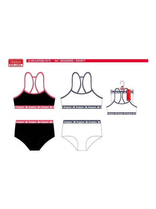 Conjunto Lencería Niña KAPPA - Pack de 2 - Kiabi