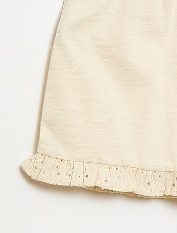 Conjunto ligero de camiseta sin mangas y Pantalón corto - 2 piezas