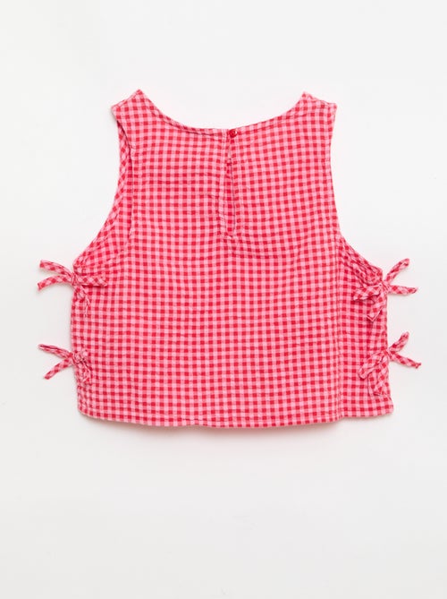 Conjunto ligero Pantalón corto + blusa - 2 piezas - Kiabi