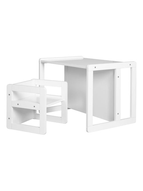 Conjunto mesa convertible en banco + 1 silla evolutiva 'Roba' - Kiabi