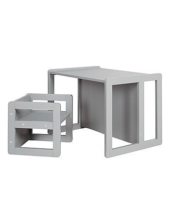 Conjunto mesa convertible en banco + 1 silla evolutiva 'Roba'