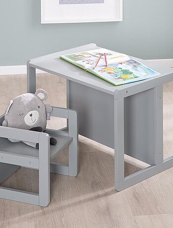 Conjunto mesa convertible en banco + 1 silla evolutiva 'Roba'