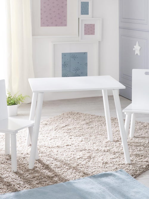 Conjunto mesa y 2 sillas infantil en madera - diseño escandinavo 'Roba' - Kiabi