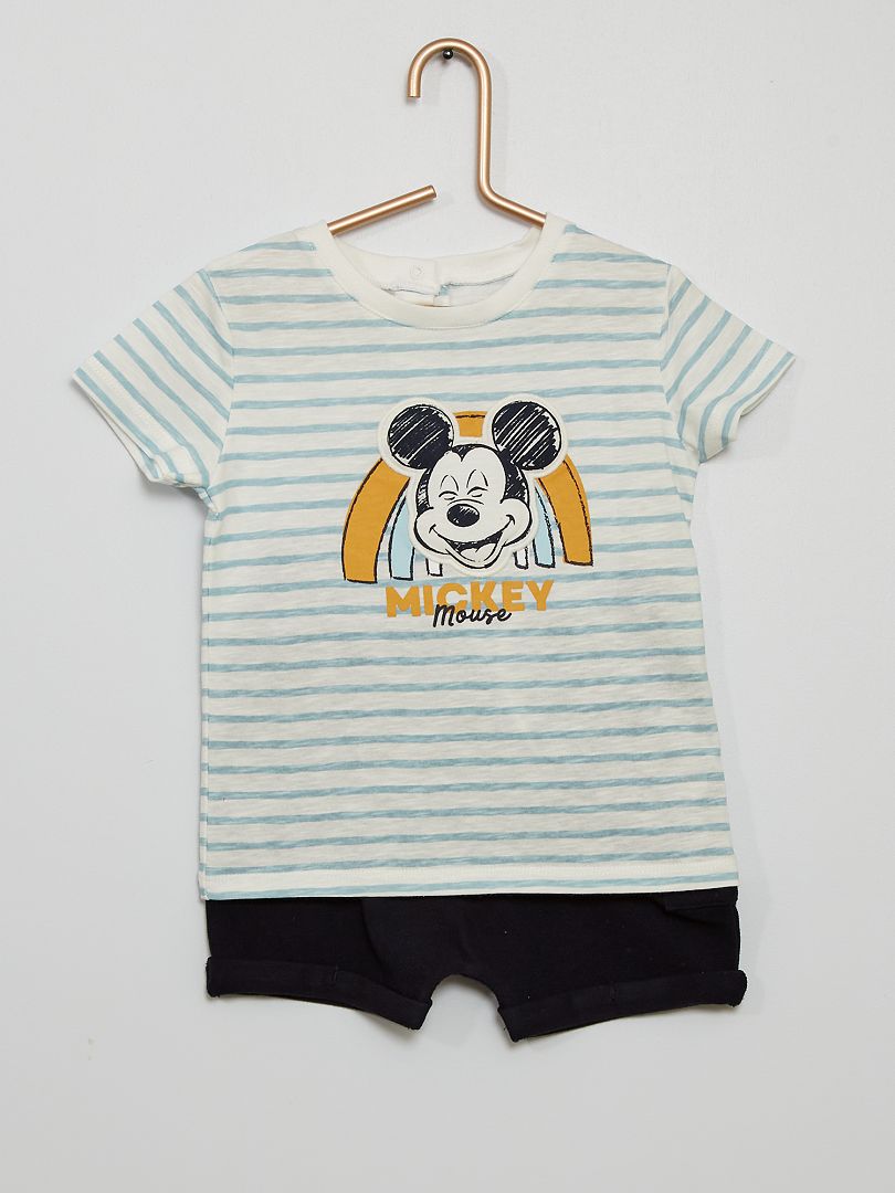 Camiseta 'Disney' 'Mickey' - AZUL - Kiabi - 12.00€