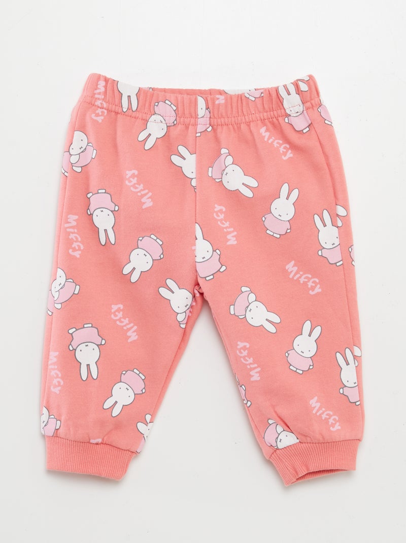 Conjunto 'Miffy' sudadera + pantalón de jogging - 2 piezas BLANCO - Kiabi