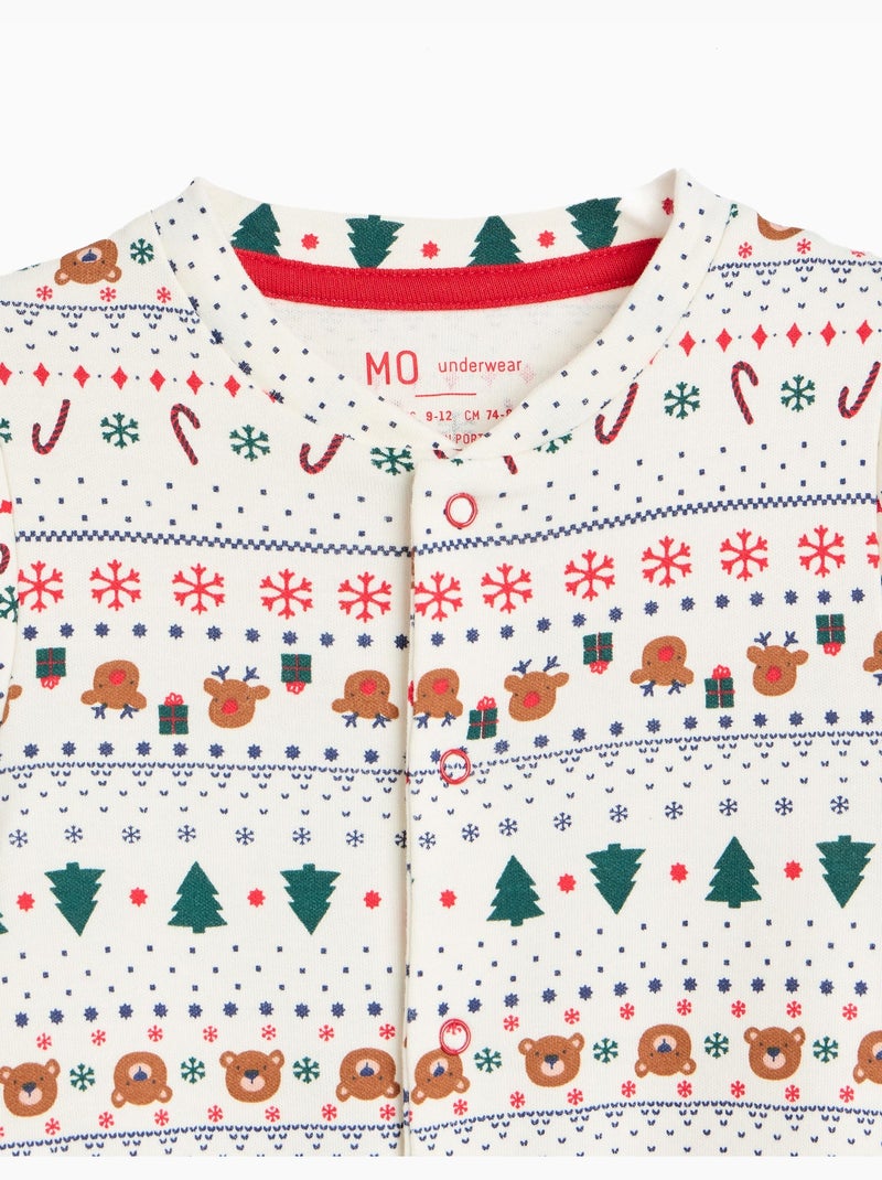 Conjunto navideño de 3 piezas, mo fashion Beige - Kiabi