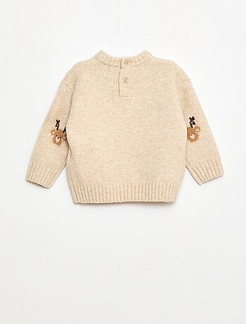 Conjunto Navideño Jersey + leggings de punto con dibujo