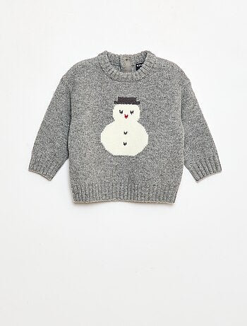 Conjunto Navideño Jersey + leggings de punto con dibujo