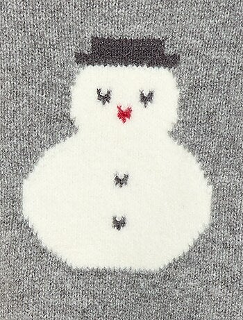 Conjunto Navideño Jersey + leggings de punto con dibujo