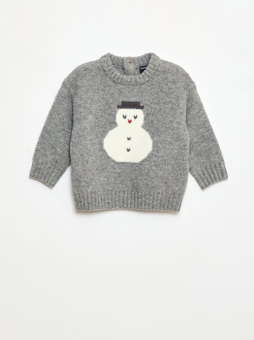 Conjunto Navideño Jersey + leggings de punto con diseño animado - Kiabi