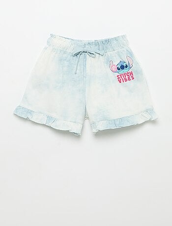 Conjunto Pantalón corto con volantes + camiseta 'Disney'