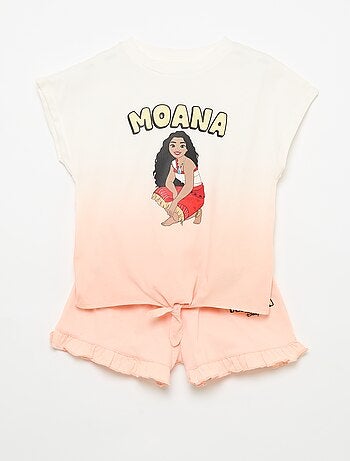 Conjunto Pantalón corto con volantes + camiseta 'Disney'