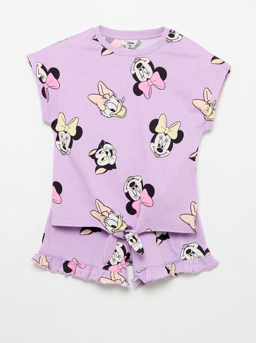 Conjunto Pantalón corto con volantes + camiseta 'Disney' - Kiabi