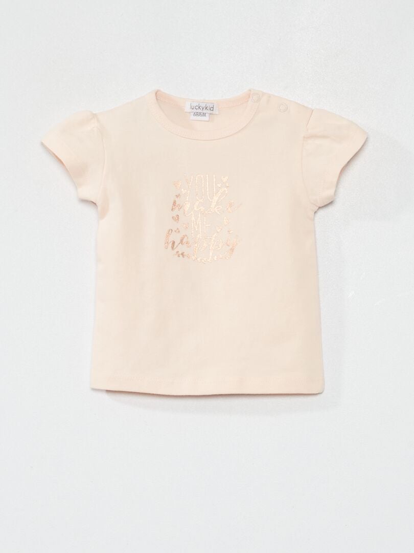 Conjunto para bebé - 7 piezas rosa - Kiabi