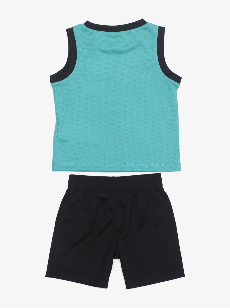 Conjunto para ponerse - Jordan Negro Verde - Kiabi