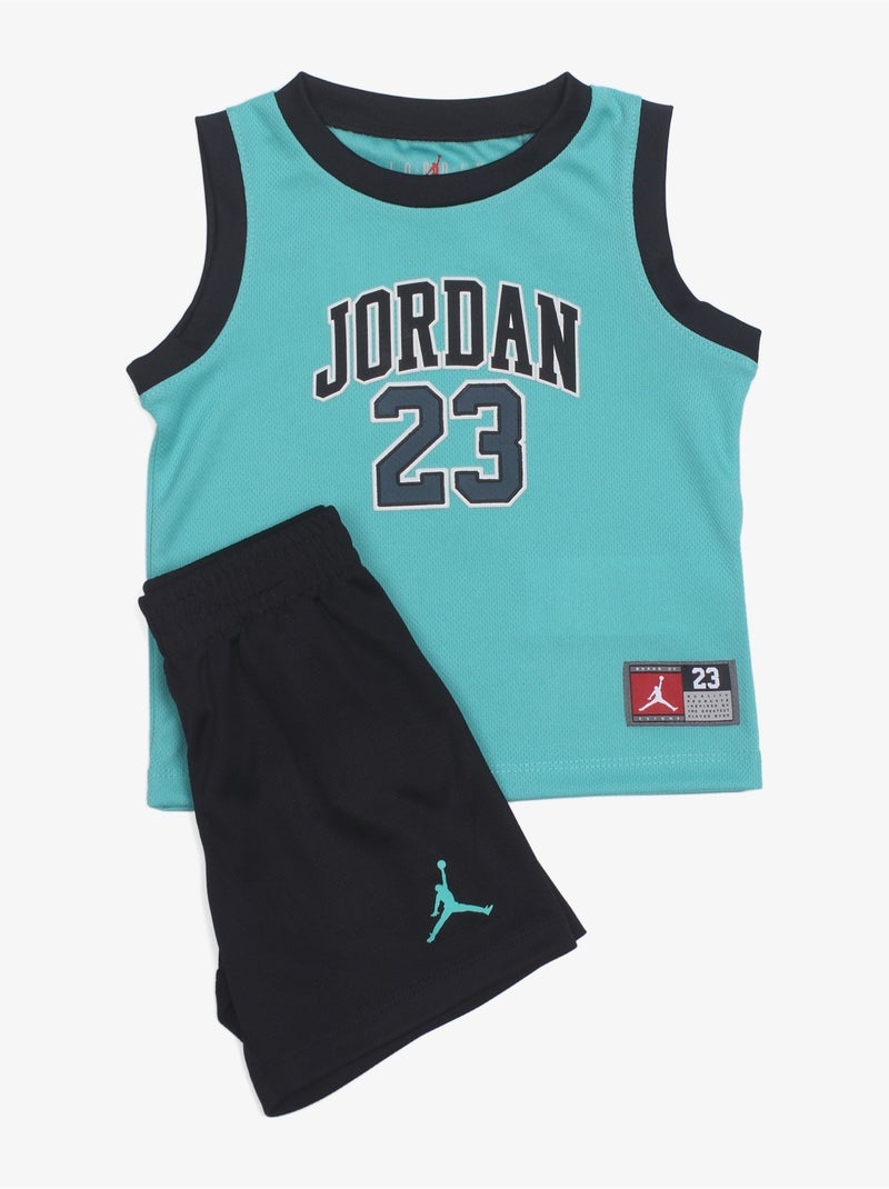 Conjunto para ponerse - Jordan Negro Verde - Kiabi
