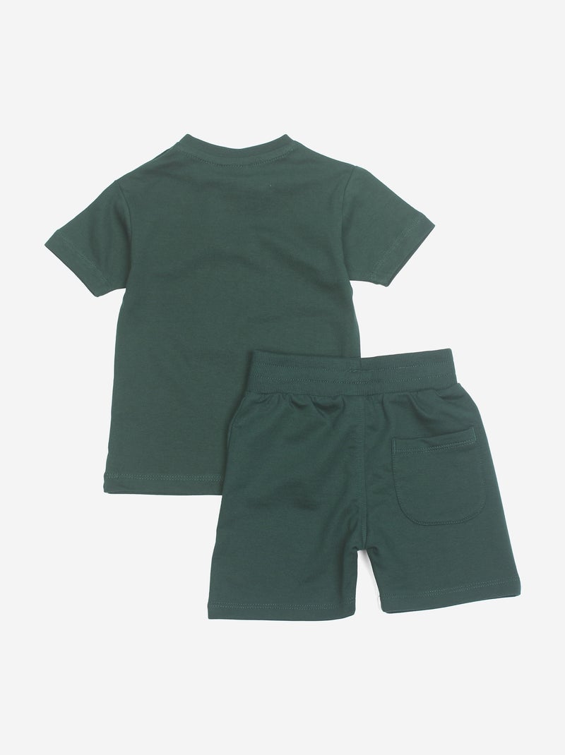 Conjunto para ponerse - Kizco Verde - Kiabi