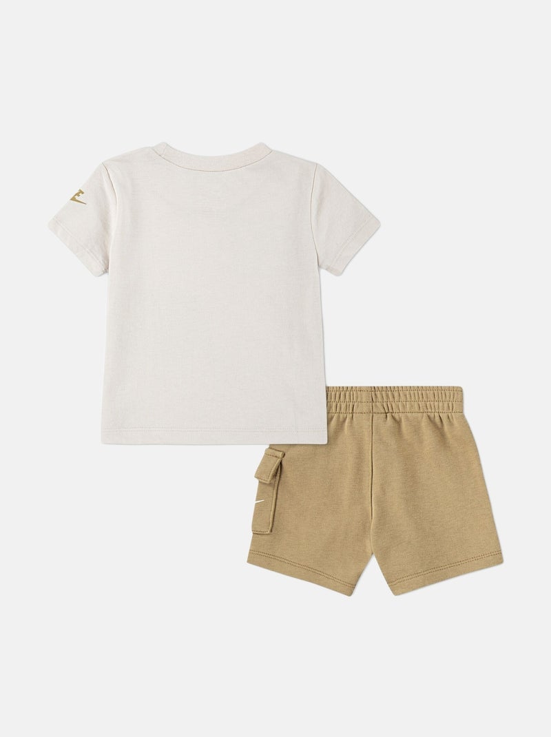 Conjunto para ponerse - Nike Beige - Kiabi