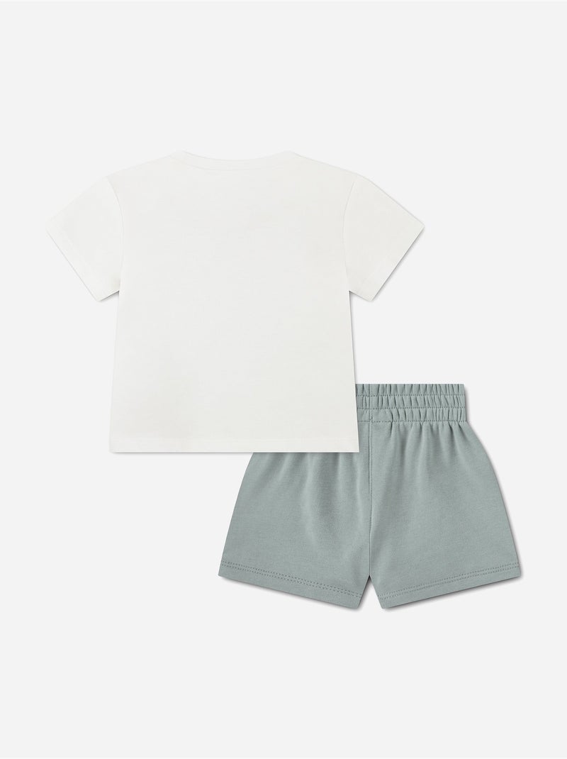 Conjunto para ponerse - Nike Blanco Verde - Kiabi