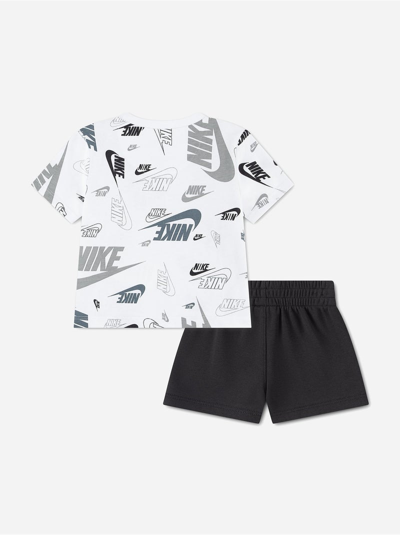 Conjunto para ponerse - Nike Negro Blanco - Kiabi