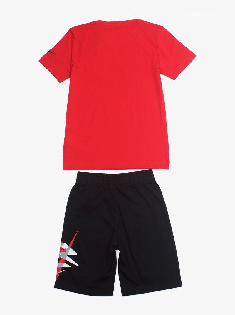 Conjunto para ponerse - Nike Negro Rojo - Kiabi