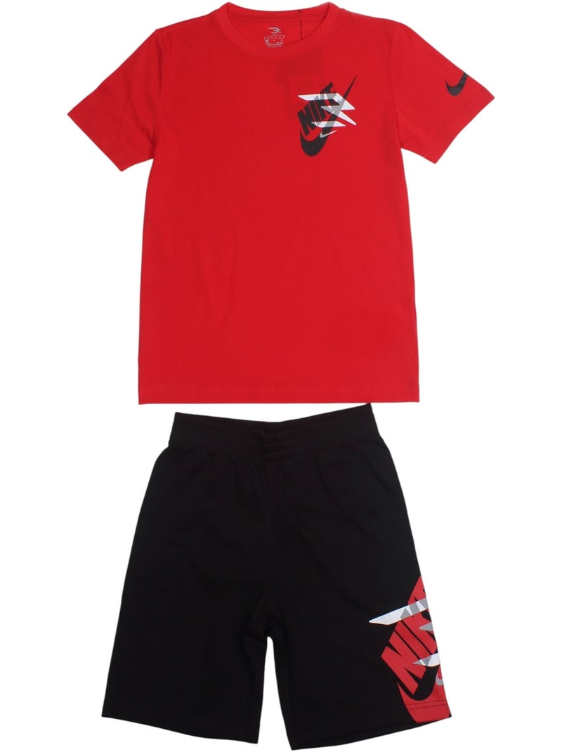 Conjunto para ponerse - Nike Negro Rojo - Kiabi