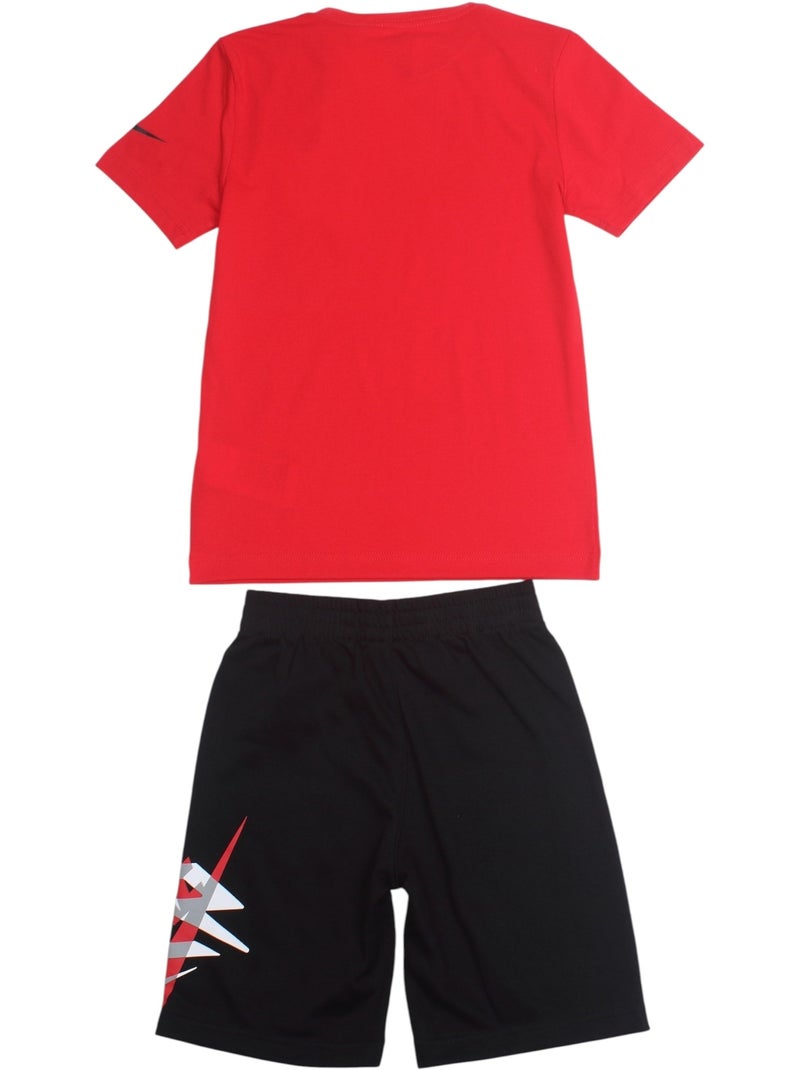 Conjunto para ponerse - Nike Negro Rojo - Kiabi