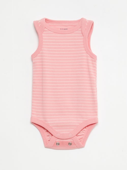 Conjunto pelele + babero + body - 3 piezas - Kiabi