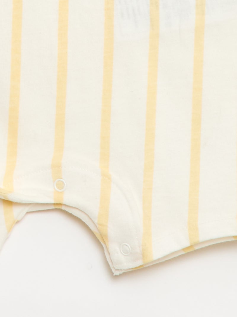 Conjunto pelele + body 'Disney' 'Simba' Amarillo - Kiabi