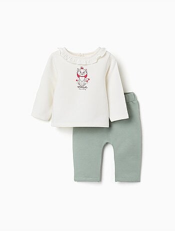 Conjunto perchado con estampado de marie
