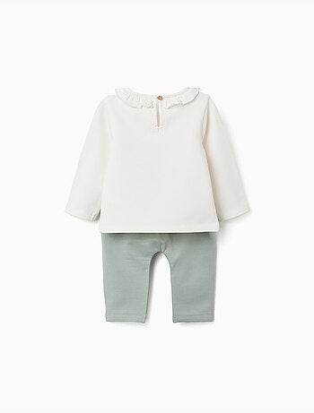 Conjunto perchado con estampado de marie