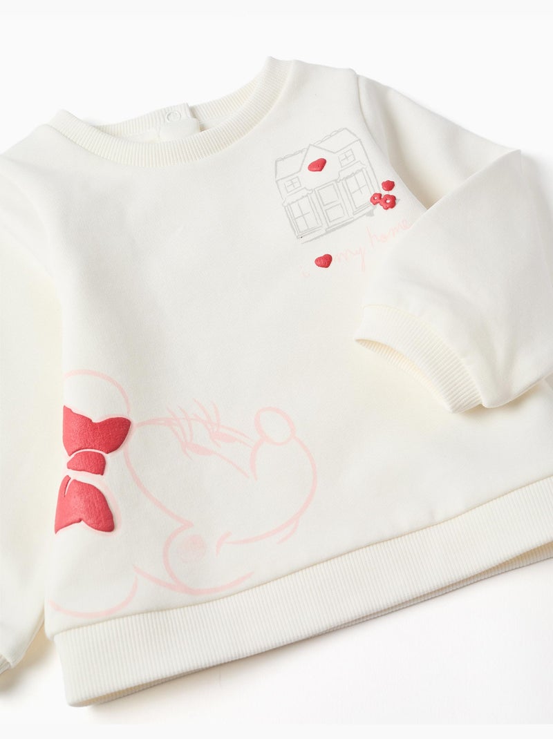 Conjunto perchado con estampado de minnie Blanco - Kiabi