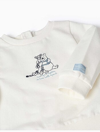 Conjunto perchado con estampado winnie the pooh