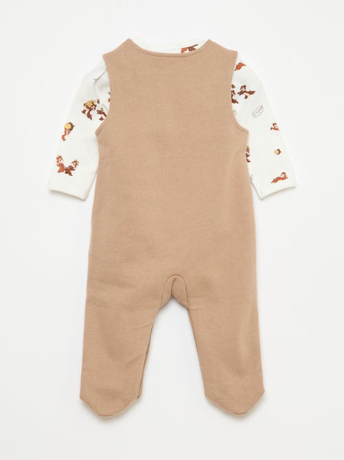 Conjunto peto pijama + body de manga larga 'Disney' - Kiabi