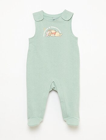 Conjunto peto pijama + body de manga larga 'Disney'