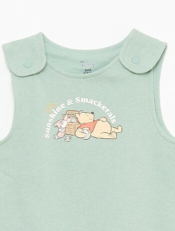 Conjunto peto pijama + body de manga larga 'Disney'