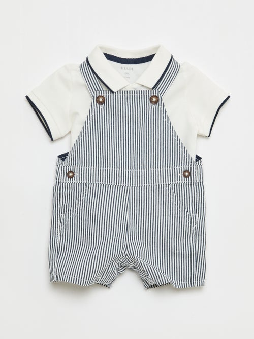 Conjunto peto + polo - 2 piezas - Kiabi