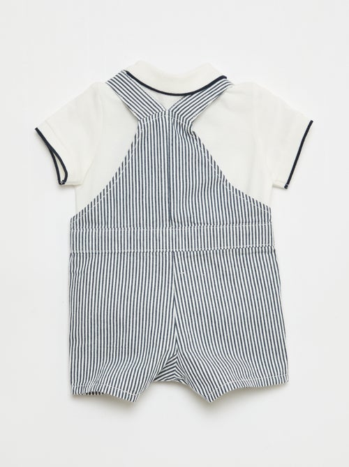 Conjunto peto + polo - 2 piezas - Kiabi