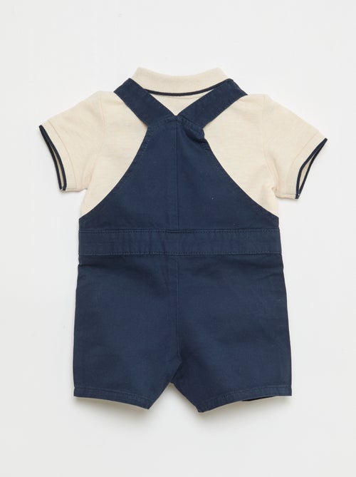 Conjunto peto + polo - 2 piezas - Kiabi