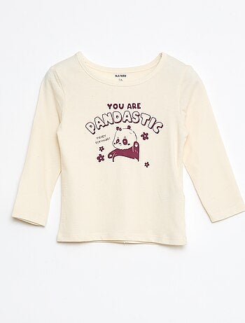 Conjunto pijama camiseta + leggings estampado - 2 piezas
