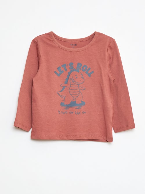 Conjunto pijama camiseta + leggings estampado - 2 piezas - Kiabi