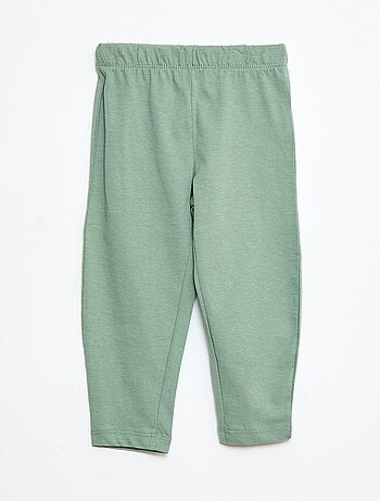 Conjunto pijama camiseta + leggings estampado - 2 piezas