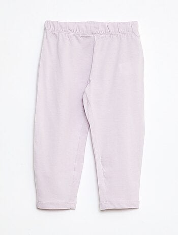 Conjunto pijama camiseta + leggings estampado - 2 piezas