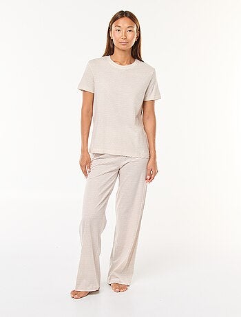 Conjunto pijama camiseta + pantalón - 2 piezas